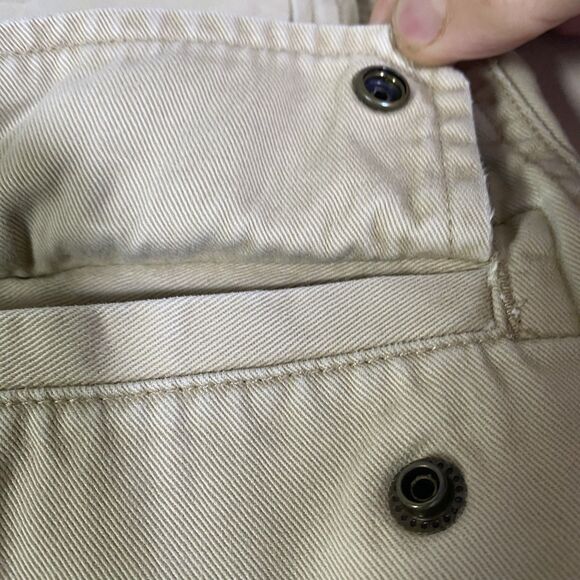 American Eagle Cargo Shorts Mens 33 Utility Classic Tan Streetwear Baggy Y2K - Picture 9 of 14